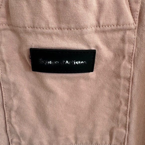 Men's Pink T-Shirt with Pocket - Picture 3 of 5